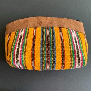 Kente Cloth Pattern Clutch Purse